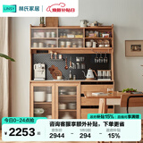 林氏家居餐边柜北欧原木风靠墙柜子酒柜茶水柜斗柜客厅储物柜OU6T
