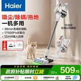 海尔（Haier）【国家补贴】【山茶花系列】无线吸尘器家用手持吸拖一体大吸力可壁挂宠物吸毛HZ-G16S Pro白色