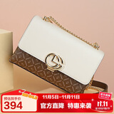 金利来女包单肩包女链条斜挎包印花小方包 生日礼物送礼