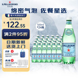 圣培露（S.Pellegrino）意大利含气天然矿泉水气泡水 饮用水 500ml*24瓶