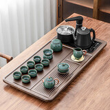 琦轩源  茶具套装家用整套全自动上水一体功夫泡茶台烧水壶简约茶盘