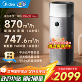 美的（Midea）【甲醛检测数显】加湿净化器 黑科技分解除甲醛除异味除烟味 新风系统除菌消毒除花粉过敏原家用 【甲醛数显】KJ650G-RX600 ProH