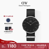 丹尼尔惠灵顿（DanielWellington）DW手表北欧风简约男士手表40mm尼龙带石英表圣诞礼物DW149