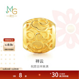 周生生复古小祥云黄金转运珠 足金Charme串珠男女 86337C定价