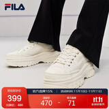 FILA 斐乐官方帆布鞋女鞋LAVA胖胖底厚增高鞋2025年板鞋休闲小白鞋