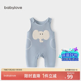 babylove宝宝背带裤春秋外穿连体裤超萌可爱休闲长裤洋气婴儿裤子