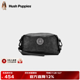 暇步士（Hush Puppies）男士手包轻奢高档品牌真皮商务手抓包2025新款头层牛皮双色手拿包 银灰色HA-1811711W-5813