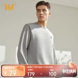 361°卫衣男装秋冬季长袖运动服休闲跑步圆领宽松上衣服652334801D-2