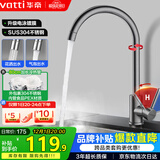 华帝（VATTI）水龙头厨房不锈钢水龙头冷热双控 旋转洗菜盆洗碗盆龙头 061100H