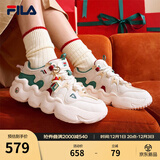斐乐帕尼尼圣诞款FILA PANINI XMAS女鞋运动鞋男鞋篮球鞋情侣老爹鞋 雪白/百合白-SL【女款】 36.5