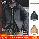 马登工装美式复古连帽羽绒服男秋冬加厚保暖外套90白鸭绒男士防寒衣服 深灰色 【羽绒服男款/冬季外套男/2025最新款】 L （140-155斤）