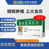 五盒装 葵花 蒲地蓝消炎片 0.31g*60片 清热解毒 抗炎消肿 咽炎扁桃体发炎 喉咙痛 牙龈肿痛 消炎药去火上火