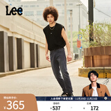 Lee【张凌赫代言】凉凉裤726标准直脚轻薄黑灰色男牛仔裤休闲潮流 黑灰色 28