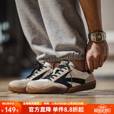 马登工装复古运动鞋透气休闲箭头德训鞋男美式潮流阿甘板鞋百搭小白鞋 米白 【小众不撞款/鞋子男夏季】 38 (男码偏大，可参考推荐脚长选择)