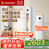 长虹（CHANGHONG）空调大3匹熊猫懒新一级省电客厅变频立式空调柜机国家补贴以旧换新KFR-72LW/ZDTTW2+R1十年包修