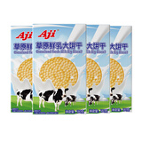 Aji草原鲜乳大饼干180g/盒 牛奶饼干 营养早餐 180g*4盒