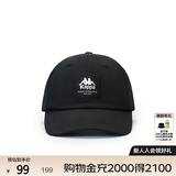 卡帕（Kappa）棒球帽情侣男女户外遮阳帽简约鸭舌帽K0EX8MB08