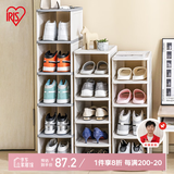 爱丽思（IRIS）鞋盒收纳盒环保PP鞋架加厚稳固鞋柜鞋子收纳神器爱丽丝 4层深型