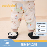 巴拉巴拉balaOne宝宝地板袜防滑点胶冬加绒婴幼儿保暖袜学步209425172203