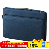 SANWA SUPPLY 苹果电脑包手提 macbookpro内胆包 笔记本包 毛绒内胆专利护角 深蓝色 13.3英寸【适配新Mac Pro14】