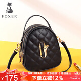 金狐狸（FOXER）牛皮女士包包女包大容量手提单肩包斜挎包轻奢女生女友生日礼物