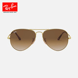 雷朋（RayBan）飞行员系列太阳镜男女款开车渐变墨镜防晒眼镜0RB3689
