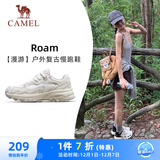 骆驼（CAMEL）漫游复古慢跑鞋女户外运动鞋子 K23S09L7014-1 米白/香芋紫 37