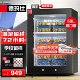 德玛仕食品留样柜 学校幼儿园公司食堂用水果蔬菜保鲜留样冰箱保鲜柜冷藏展示柜冰吧LG-60YL【双锁设计】