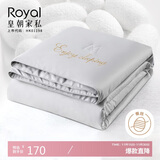 皇朝家私空调被 可水洗夏凉被 蚕丝被 夏季冰丝子双人五十六度灰150*200cm