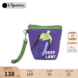 LeSportsac乐播诗新款包包女包化妆包可爱零钱包手拿包女送女生礼物 酷茄子