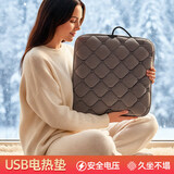 八海鸟加热坐垫电热坐垫办公室小型取暖电热毯USB加热垫车载电褥子坐垫