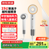 京东京造beauty中空高速吹风机Pro2白 19亿等离子电吹风机家用静音负离子大功率不伤发男生日礼物女士
