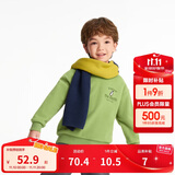 巴拉巴拉童装儿童卫衣秋冬2024男童女童圆领套头摇粒绒上衣潮208424121216