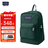 JANSPORT杰斯伯双肩包轻便男背书包女学生校园电脑包 7ZNZ7F7 松林绿