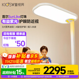 童视界瞳之光D1Max护眼大路灯【国家补贴】金黄光立式全光谱学习落地灯 【Ultra版】紫光激发0蓝光丨150W