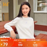 361°卫衣女秋冬季加绒外套运动休闲圆领长袖套头衫上衣662344801D-1