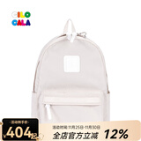 CILOCALA双肩包女M+号登山包校园电脑包大容量旅行包上班出游背包帆布书包 STONE-石色M+中号