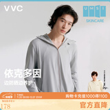 VVC成毅同款防晒衣男女502UV防晒服凉感透气冰丝皮肤衣外套 月光灰 2XL （170-180/65-70kg）