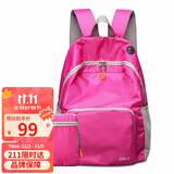 高尔夫（GOLF）双肩包男女可折叠电脑背包书包14英寸轻便户外旅行包旅游运动登山