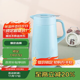 虎牌（TIGER）保温壶 304不锈钢时尚保温壶PWO-A16C-AC 水蓝色 1.6L