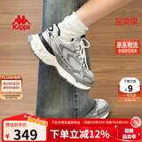 卡帕（Kappa）女鞋增高老爹鞋子女款秋季厚底跑步鞋休闲运动慢跑鞋女 奥运灰 38