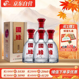 今世缘 国缘单开 柔雅型 42度550ml*4瓶 整箱装（新老包装随机发货）