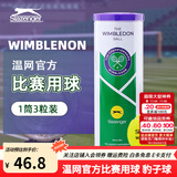 史莱辛格（Slazenger）网球温网官方用球豹子球耐打高弹训练球专业比赛球练习球铁罐装 3粒装铁罐-1筒【340981】