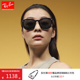 雷朋（RayBan）太阳镜大框眼镜修饰显脸小户外墨镜0RB4392D礼物礼物 601/9A黑色镜框深绿色偏光镜片 尺寸66