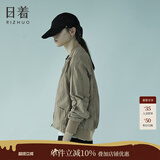 日着（rizhuo）日着原创设计女装2025秋新款城市轻户外棒球服飞行员夹克短外套 卡其 M