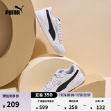 彪马（PUMA）经典复古透气小白鞋男女简约百搭休闲板鞋CARACAL 369863 白-黑色-03 39