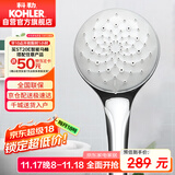 科勒（KOHLER）花洒单喷头 手持花洒氧沐【三功能】手持花洒K-R99063T-CP银色
