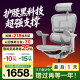 Ergonor保友金豪b雄鹰 人体工学椅 电脑椅 电竞椅办公椅子可躺老板椅 【金豪b雄鹰】银白网