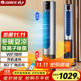 格力（GREE）暖风机冷暖两用塔扇家用冷暖风机摇头无叶风扇暖风机卧室客厅落地扇智能遥控电暖器 FL-1001RBag