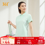 361°短袖女春夏季运动t恤速干衣polo衫跑步健身休闲瑜伽662424130H-5